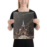 "Evening Church" Canvas