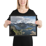 Framed "Norwegian Giant" Photograph