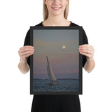 Framed "Night Sailing" Photograph