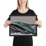 Framed "Wave Colours" Photograph