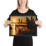 Framed "Gilded by the Sun" Photograph