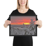 Framed "Winter Colour Chart" Photograph