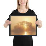 Framed "Morning Rays" Photograph