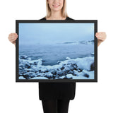 Framed "Iceblue Moment" Photograph