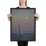 Framed "Night Sailing" Photograph