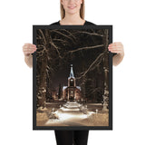 Framed "Evening Church" Photograph