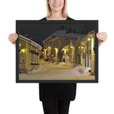 Framed "Urban Winter" Photograph