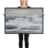 Framed "The Power of the Sea" Photograph