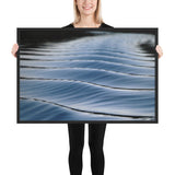 Framed "Wave Path" Photograph