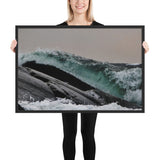 Framed "Wave Colours" Photograph