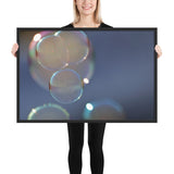 Framed "Bubbles" Photograph