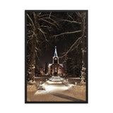 Framed "Evening Church" Photograph