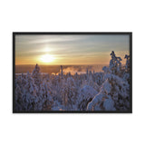 Framed "Sun-Gilded Frost" Photograph