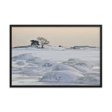 Framed "Ice Trail" Photograph