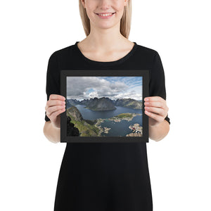 Framed "Norwegian Giant" Photograph