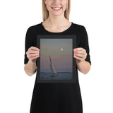 Framed "Night Sailing" Photograph