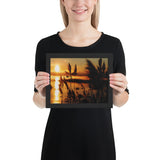 Framed "Gilded by the Sun" Photograph