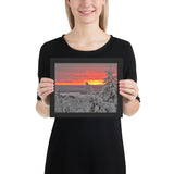 Framed "Winter Colour Chart" Photograph