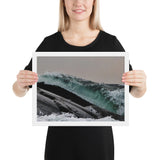 Framed "Wave Colours" Photograph