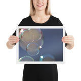 Framed "Bubbles" Photograph