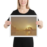 Framed "The Island of Morning Mist" Photograph