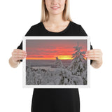 Framed "Winter Colour Chart" Photograph