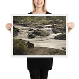 Framed "Rapids of Time" Photograph