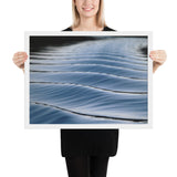 Framed "Wave Path" Photograph