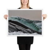 Framed "Wave Colours" Photograph