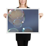 Framed "Bubbles" Photograph