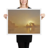 Framed "The Island of Morning Mist" Photograph