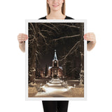 Framed "Evening Church" Photograph