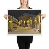 Framed "Urban Winter" Photograph