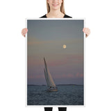 Framed "Night Sailing" Photograph