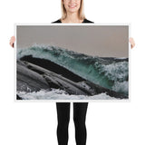 Framed "Wave Colours" Photograph