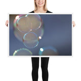 Framed "Bubbles" Photograph