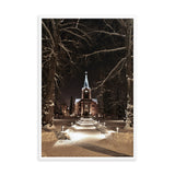 Framed "Evening Church" Photograph