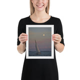 Framed "Night Sailing" Photograph